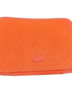 Michael Kors Neoprene Laptop Case Orange